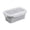 Gray-350ml, variant on Collapsible Silicone Food Container, Airtight Storage Box, Food Grade Lunch Case, Heat Resistant Portable Vessel, Reusable Sealed Container for Meal Prep, Travel and Freezer Use, Single Piece