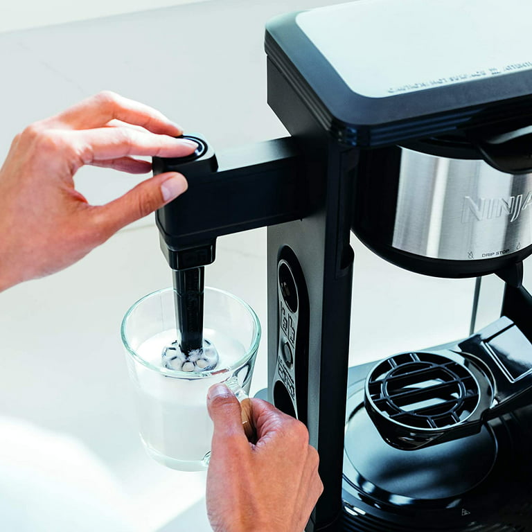 Ninja CM401 Specialty Fold-Away Frother Coffee Maker, Single Serve