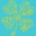 thumbnail image 2 of Girl's Marvel St. Patrick's Day Avenger Icons  Graphic Tee Tahiti Blue Small, 2 of 4