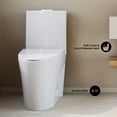 thumbnail image 2 of St. Tropez Comfort Height One-Piece Elongated Toilet, Vortex Dual-Flush 1.1/1.6 GPF, White Hardware, 2 of 9