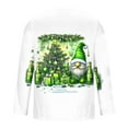 thumbnail image 5 of KeShDi Christmas Thermal Shirts for Men Casual Round Neck Long Sleeve Pullover Christmas Printed T-Shirt Blouse Tops Green 4X, 5 of 5