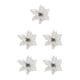 thumbnail image 1 of Billuyoard Pack of 10 Christmas Glitter Flowers Heads Decoration Artificial Household Large Ornament Simulation Flower Farmhouse Type2 NO2, 1 of 6