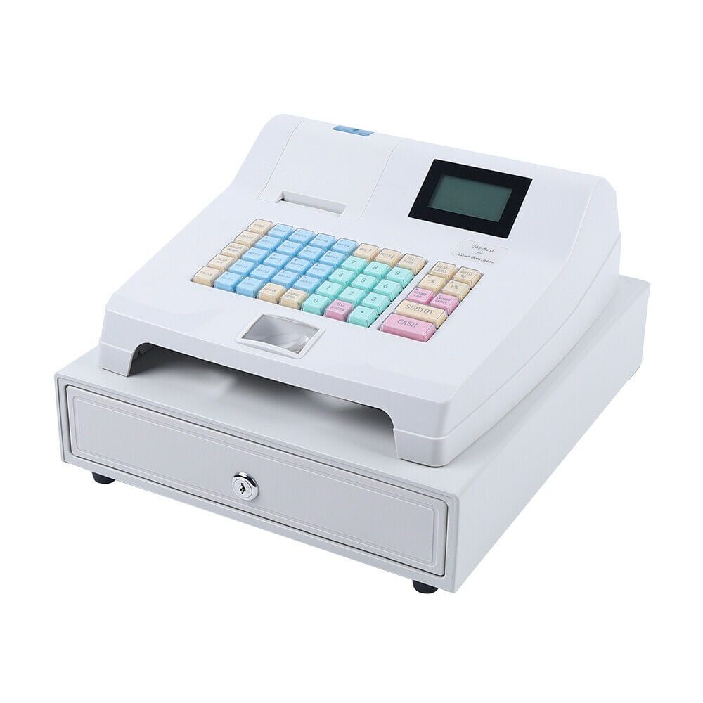 48 Keys Electric Cash Register POS System Supermarket Bar Retail Shop