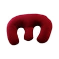 thumbnail image 2 of Almohada de apoyo portátil Salvador para el pecho con cremallera Rojo, 2 of 10
