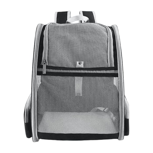 Mochila Transportadora Malubero Para Mascota Grande Gris