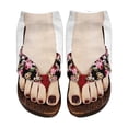 thumbnail image 5 of 3D Pattern Flip Flop Socks Funny Summer-Design Stocking Fillers Gifts -Novelty- J3T0, 5 of 9