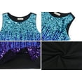 thumbnail image 5 of Women's Sequin Sleeveless Glitter Gradient Tank Club Party Vest Top, Large, 5 of 5