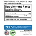 thumbnail image 2 of Magnesium Capsules 500mg - Promote Muscle, Joint and Heart Health, Improved Sleep, Stress - 120 Capsules, 2 of 9