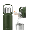 thumbnail image 1 of Termo De Acero Inox Botella De Agua Térmica Portátil 1000ml Xtellar verde, 1 of 3