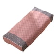 thumbnail image 2 of Almohada de Lavable Buena permeabilidad Desmontable Multifunctinal Orgánico para soporte de cuello Duerme de espalda Cervical Cuadrícula rosa y gris perfecl Almohada de alforfón, 2 of 8