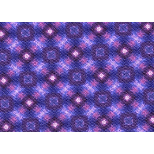 Ahgly Company Machine Washable Indoor Rectangle Transitional Purple Amethyst Purple Area Rugs, 2' x 3'