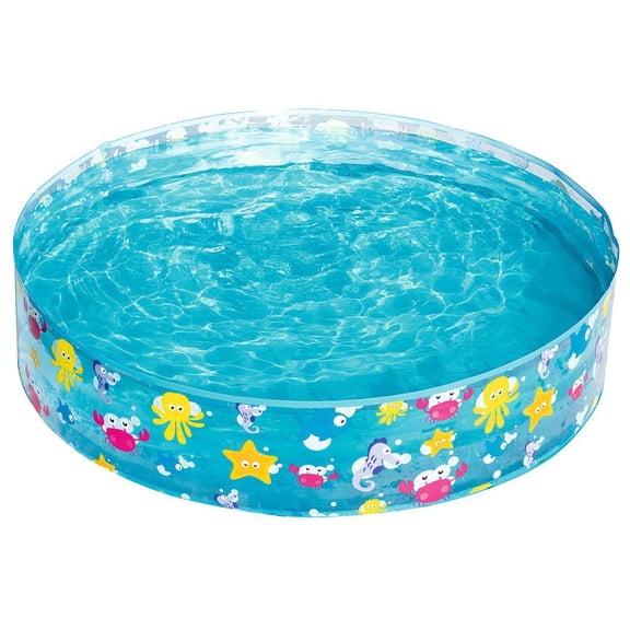 Bestway Fill-N-Fun Sparking Sea Paddling Swimming Pool for Kids