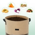 thumbnail image 7 of BSHAPPLUS Grow Bags 15 Gallon Potato Grow Bags with Clear Window with Handles Non-Woven Fabric Potato Bags for Growing Potatoes Tomato Vegetables Plant Pots, 3pcs, Khaki, 7 of 7