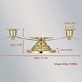 thumbnail image 2 of Gold Unity Candle Holder for Wedding, 28 cm x 11 cm x 8 cm, 2 of 5