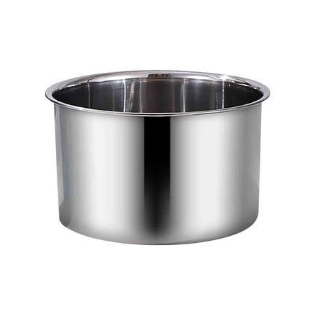 

Qnjujn Stainless steel basin food grade oil basin household kitchen lard basin commercial small basin seasoning basin H