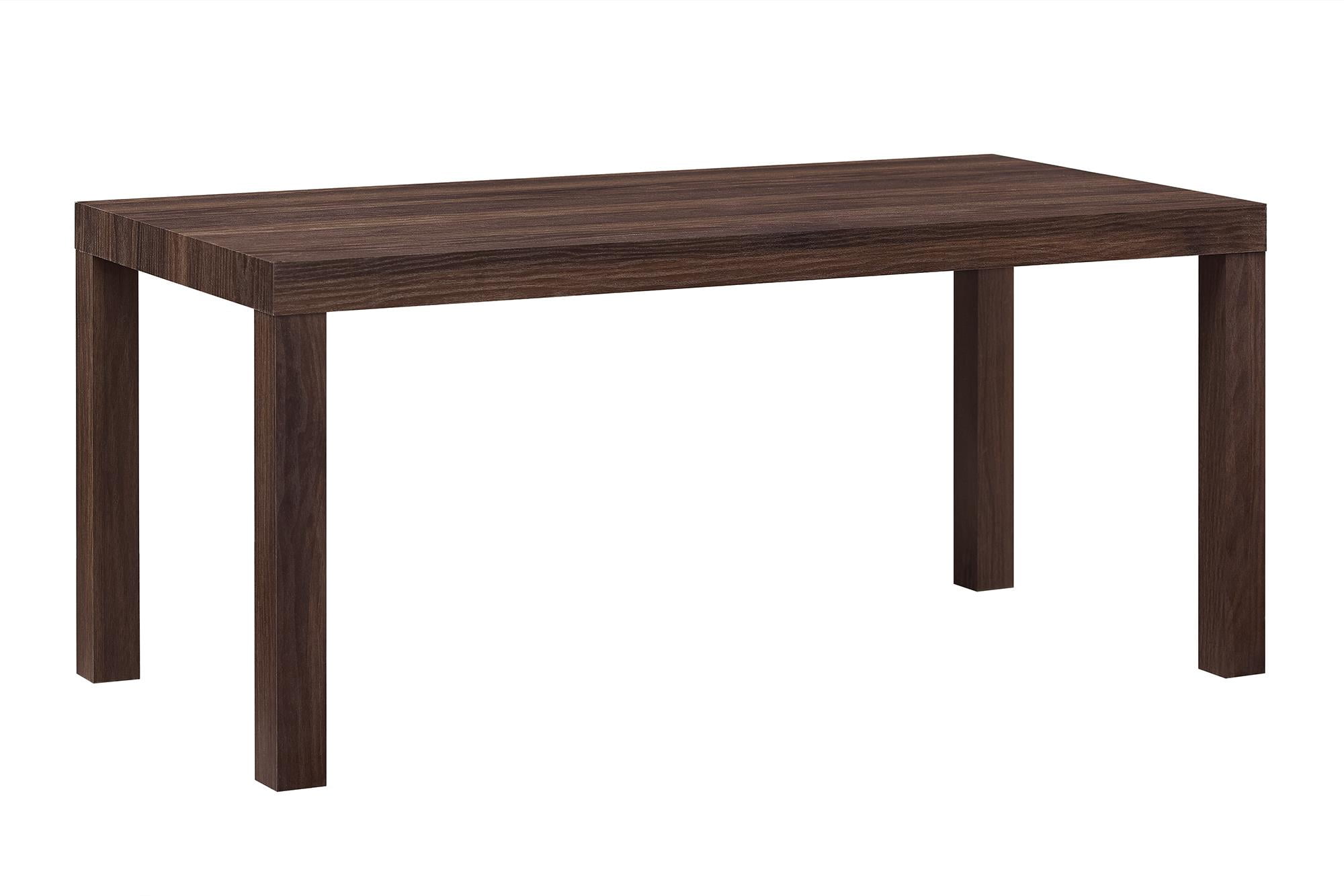 Mainstays Parsons Coffee Table Walnut Walmart