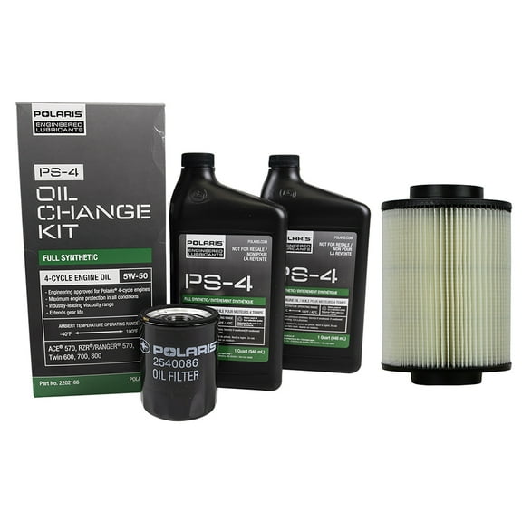 Polaris 2202166 1240482 OEM Oil & Fluid Change Kit with Air Filter 2012-2014 Ranger 800