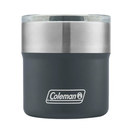 Coleman Sundowner Insulated Stainless Steel Rocks Glass  13oz  Slate