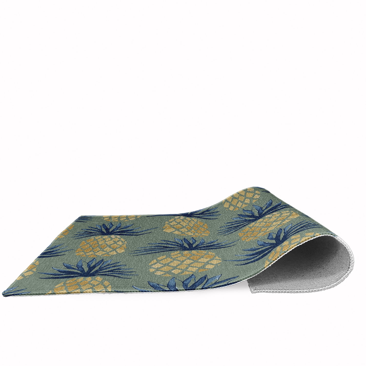 Simply Daisy 2' x 3' Pineapple Stripes Chenille Rug, Sage