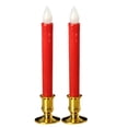 thumbnail image 4 of Velas LED De Boda Pilar Vela De Iglesia De Luz De Té Con Base De Soporte Con Rojo - Base Dorada, 4 of 6