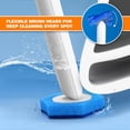 thumbnail image 3 of Escobilla de baño desechable NEWE con soporte y 16 recambios de limpiador, 3 of 6