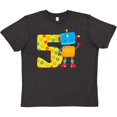 thumbnail image 3 of Inktastic This Robot is Five- Fifth Birthday Youth T-Shirt, 3 of 5