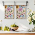 thumbnail image 3 of Sunflower Vintage Kitchen Towels Set of 1, Yellow Floral Summer Botanical Retro Art Absorbent Dish Towels for Kitchen, Microfiber Hand Towel, Quick Drying Tea Towel for Cleaning Decorative Dishcloths, 3 of 7