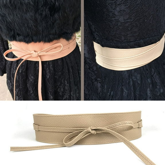 Raindrops Cream Coloured Wide Band Waist Belt For Women Leisure Wear 1Pcs