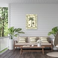 thumbnail image 5 of Vision Studio 'Palm In Bamboo Frame I' Outdoor Canvas 47x35, 5 of 5