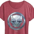 thumbnail image 3 of Marvel Black Panther - Circle Logo - Women's Short Sleeve Graphic T-Shirt, 3 of 5