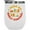 White, variant on I Have No Shelf Control, Funny Book Reading Enthusiast Pun Quote, White 12oz Wine Tumbler