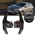 thumbnail image 4 of Steering Wheel Paddle Shifter Extension, LED Paddle Shifter Extension Perfect Fit Speed Reminder White Backlight  For Car Black, 4 of 8