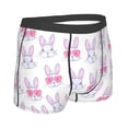 thumbnail image 4 of Uemuo Heart Rabbit Pattern Men's Boxer Briefs,Trunk Anti-Chafing,Comfortable, Durable, and Stylish Underwear-X-Large, 4 of 9