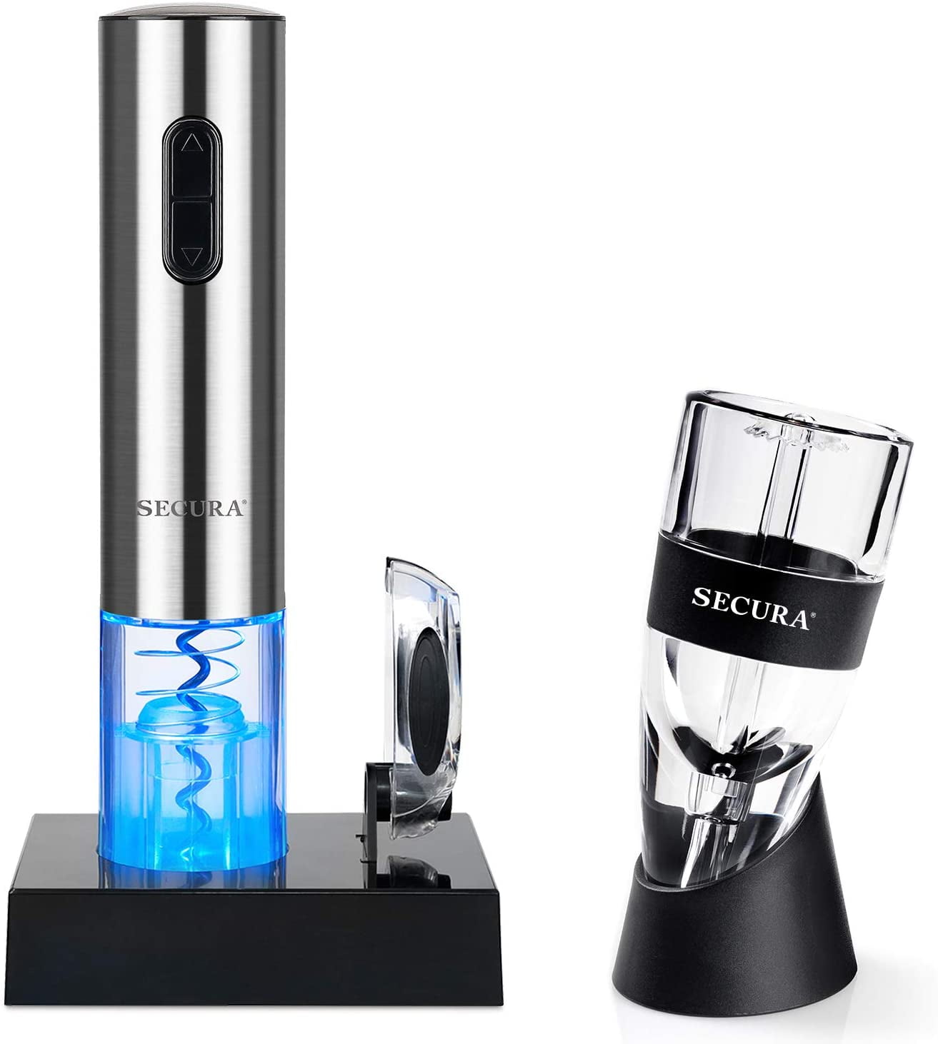 Secura Electric Opener, Foil Cutter, Wine Aerator, Automatic Electric