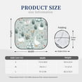 thumbnail image 2 of Kdxio Goose And Doodle Flowers Print 2-Piece Sun Shade Front Windshield - Foldable Car Front Window Sunshades For Most Sedans Suv Truck, 2 of 6