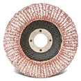 thumbnail image 3 of CGW Abrasives 43084 Abrasive Flap Disc 4-1/2" x 7/8" 60 Grit Aluminum, Lot of 10, 3 of 4