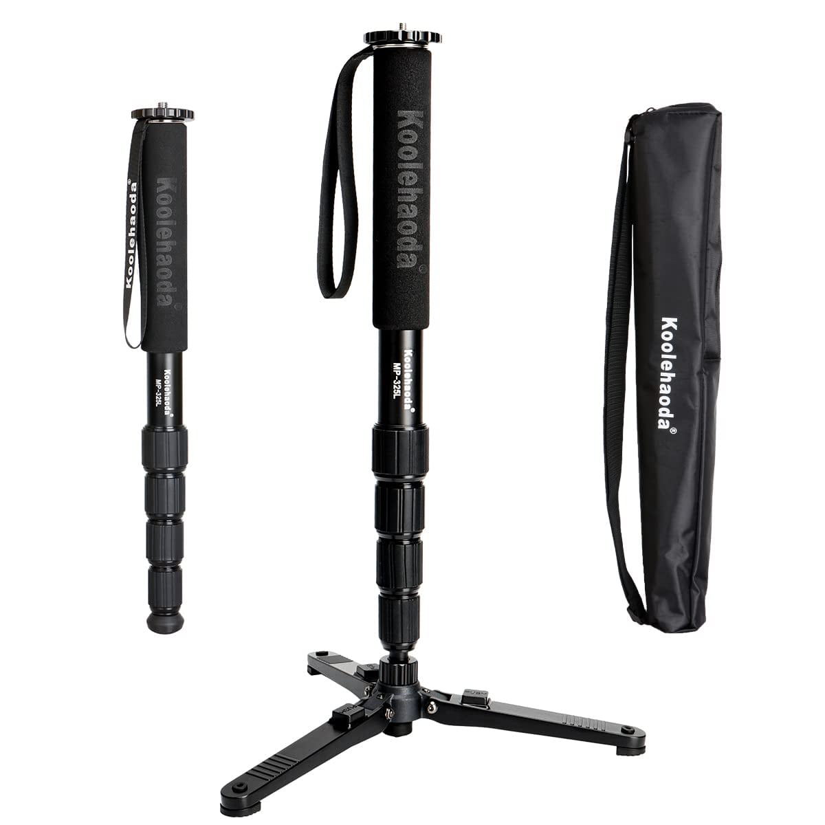 Koolehaoda Camera Monopod, 67"Aluminum Telescoping Monopods with Tripod