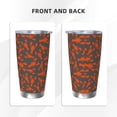 thumbnail image 3 of KLL Crayfish Print 40oz Stainless Steel Insulated Car Cup with Spillproof Lid - Keep Your Drink Hot or Cold on the Go-Straw Two-piece Set, 3 of 8