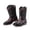 BROWN/BLACK, variant on Kids Cowboy Boots for Girls & Boys Square Toe Mid Calf Western Riding Boots Toddler Little Kid Big Kid Sizes