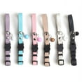 thumbnail image 6 of Cheers.US Kitten Collar Adjustable Buckle Bite-resistant Faux Leather Pet Necklace Cat Collar with Bell Pet Supplies Crisp Bell and Solid Color for Pet Cat, 6 of 7