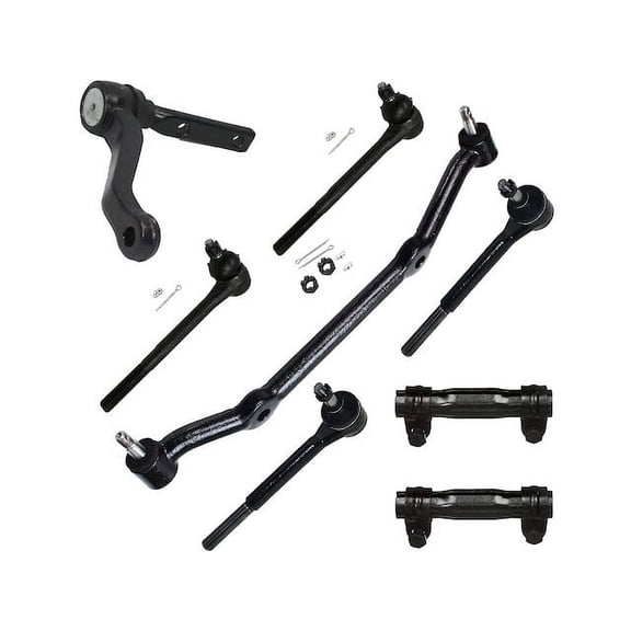 Front Tie Rod End Center Link Idler Arm Kit - Compatible with 1982 - 1995 Chevy S10 1983 1984 1985 1986 1987 1988 1989 1990 1991 1992 1993 1994