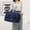 Dark Blue#505, variant on Water-Proof Gym Bag with Large Capacity, Separate Shoe Compartment and Dry-Wet Separation for Yoga, Fitness, Short Travel, Durable Sports Duffel Bag