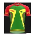 thumbnail image 3 of Senegal Full Zipper Bike Short Sleeve Cycling Jersey  for Women - Size 2XL, 3 of 4