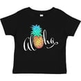 thumbnail image 3 of Inktastic Aloha- in cursive with pineapple rainbow colors Boys or Girls Toddler T-Shirt, 3 of 5