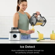 Ninja Detect Kitchen System 72-Oz Blender, 3 Speeds, Blend, Crush, Chop, Smoothies, BlendSense Technology, 1700PW, TB400 Silver