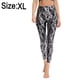 thumbnail image 2 of Leggings de cintura alta con estampado de serpiente y largo completo para mujer, color negro, 2 of 6