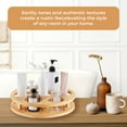 thumbnail image 4 of Coffee Syrup Organizer | 7 Bottle Capacity Bamboo Syrup Rack | Rotating Lazy Susan for Syrup Bottles | Wine Rack Tray for Kitchen & Coffee Bar Station, 4 of 10