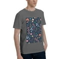 thumbnail image 2 of Bingfone Colorful Flowers Men'S Loose Fit Short-Sleeve Pocket T-Shirt, 2 of 7