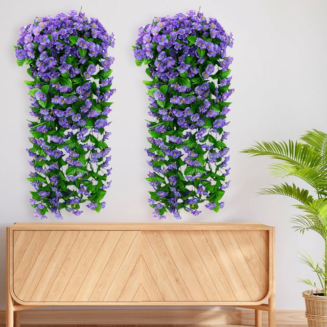 RKSTN Morning glory wall hanging Morning glory wall hanging purple blue
