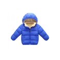 thumbnail image 1 of Luxsea Kids Winter Warm Jacket Children Plus Velvet Cotton Hooded Puffer Coat for 2-7 Y, 1 of 6